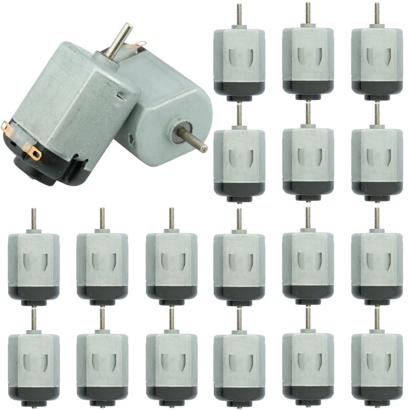 MTDELE 20Pcs Mini Small DC Motors 1.5V 3V 5V 6V 130 Micro Toy Electric Motors Compatible with for DIY Kids Projects - Image 1